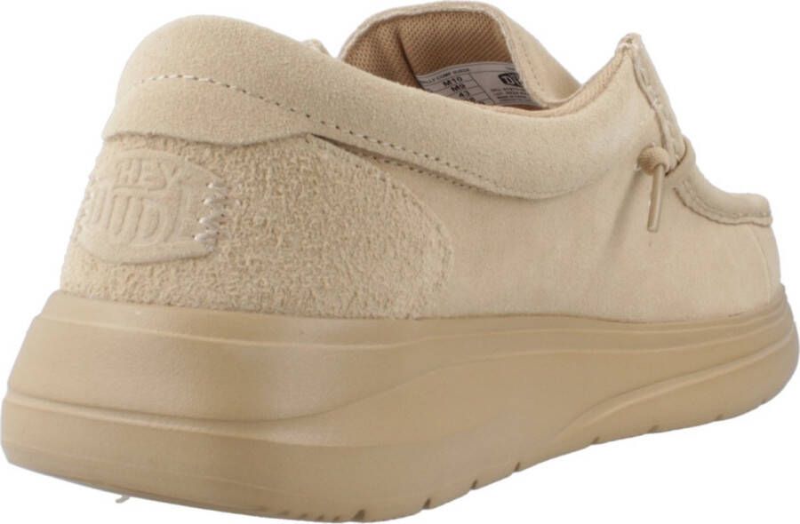 HEYDUDE Wally Comf Suede Heren Instappers Tan
