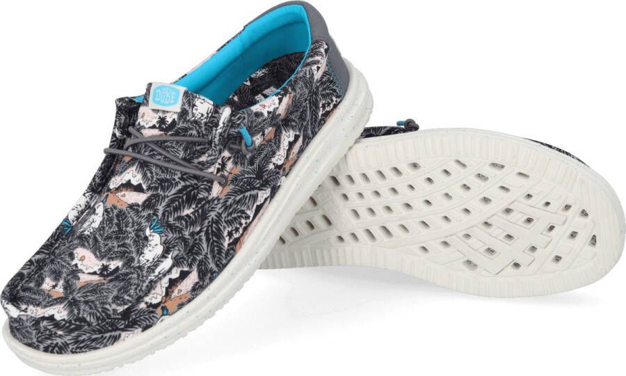 HEYDUDE Wally H2O Heren Instappers Tropical Black Tropical