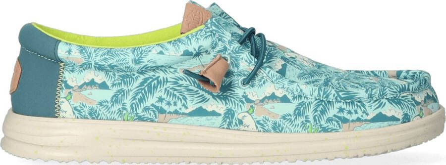 HEYDUDE Wally H2O Heren Instappers Tropical Blue Tropical