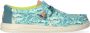 HEYDUDE Wally H2O Heren Instappers Tropical Blue Tropical - Thumbnail 4