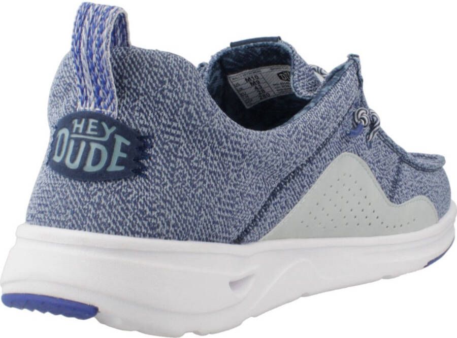 HEYDUDE Wally Hey2O Mesh Heren Instappers Sargasso Blue Cloud Blue