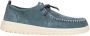 HEYDUDE Wally NXT Moc Heren Mocassins Suede Stormy Blue Wood Ash - Thumbnail 1