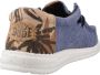 HEYDUDE Wally Palm Jute Heren Instappers Navy Blazer Chili Red - Thumbnail 3
