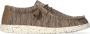 Hey Dude Klassieke Wally Sox Sneaker Brown Heren - Thumbnail 2