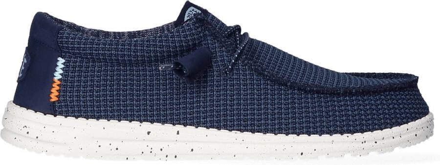 HEYDUDE Wally Sport Mesh Heren Instappers Navy