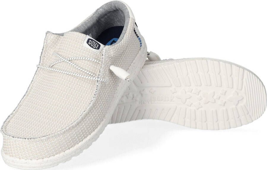 HEYDUDE Wally Sport Mesh Heren Instappers White