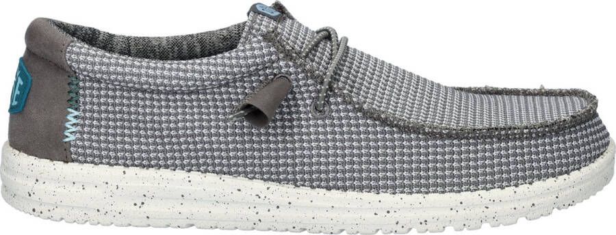 Hey Dude Sportieve Mesh Mocassin Schoenencollectie Gray Heren - Foto 2