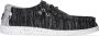 Hey Dude Stretch Mocassin Sneaker Lichtgewicht Comfort Black Heren - Thumbnail 1