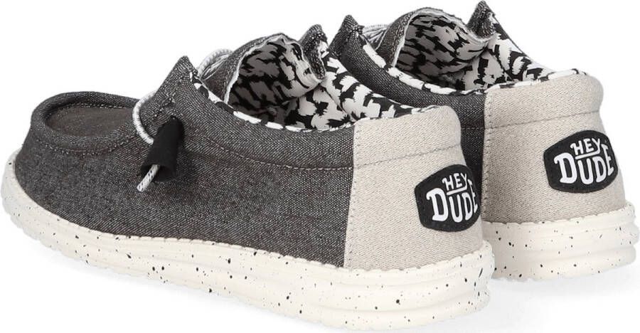 HEYDUDE Wally Stretch Heren Instappers Opal Black