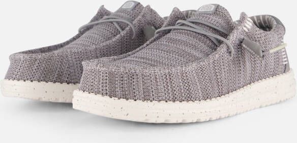 Hey Dude HEYDUDE Wally Stretch Sox heren mocassin Grijs