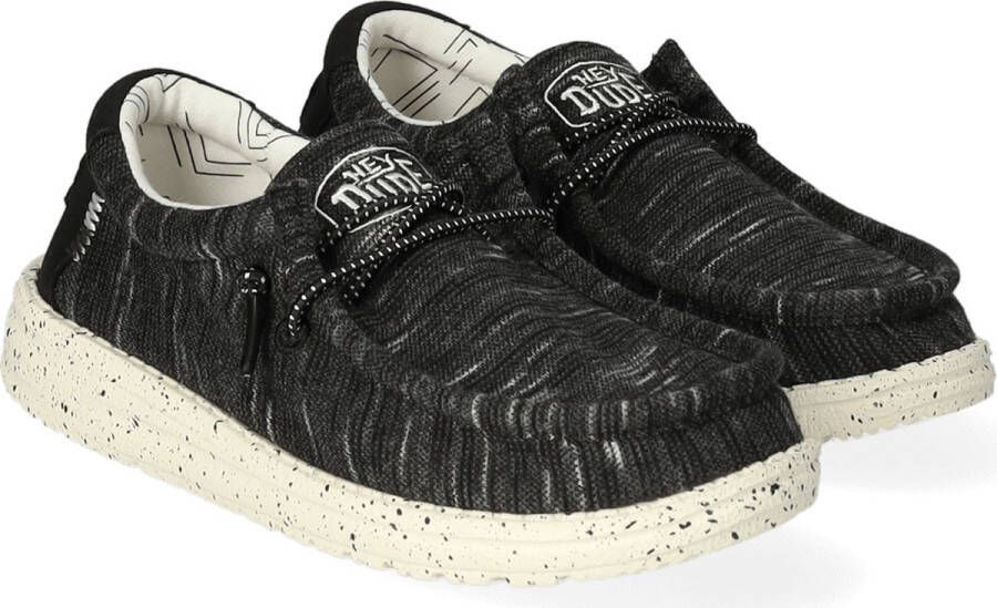 HEYDUDE Wally Youth Jongens Instappers Stretch Black