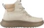 HEYDUDE Wendy Apres Coated Twill Dames Boots Ivory - Thumbnail 1