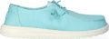 HEYDUDE Wendy Canvas Turquoise Dames Instappers HD40902 - Turquoise