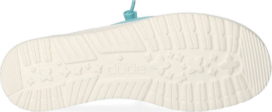 HEYDUDE Wendy Canvas Turquoise Dames Instappers HD40902