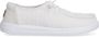 HEYDUDE Wendy Crochet Lace Dames Instappers White - Thumbnail 1