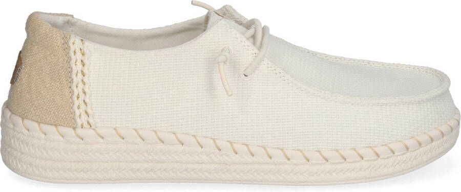 HEYDUDE Wendy Espadrille Woven Dames Instappers White