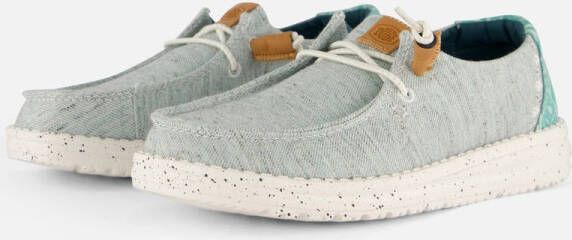 HeyDude Women's Wendy Heathered Slub Tropical Sneakers turkoois - Foto 5