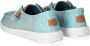 HeyDude Women's Wendy Heathered Slub Tropical Sneakers turkoois - Thumbnail 9