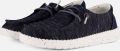 Hey Dude HEYDUDE Wendy Sox Dames Instappers Navy - Blauw