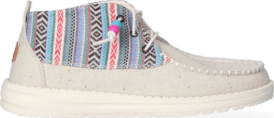 HEYDUDE Wendy Instappers grijs Canvas