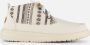 HEYDUDE Wendy Mid Boho Mix Dames Instappers Baja Cream - Thumbnail 11