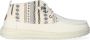 HEYDUDE Wendy Mid Boho Mix Dames Instappers Baja Cream - Thumbnail 1