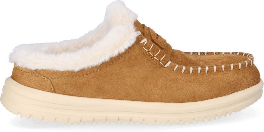 HEYDUDE Wendy NXT Mule Dames Instappers Spice Brown Wood Ash