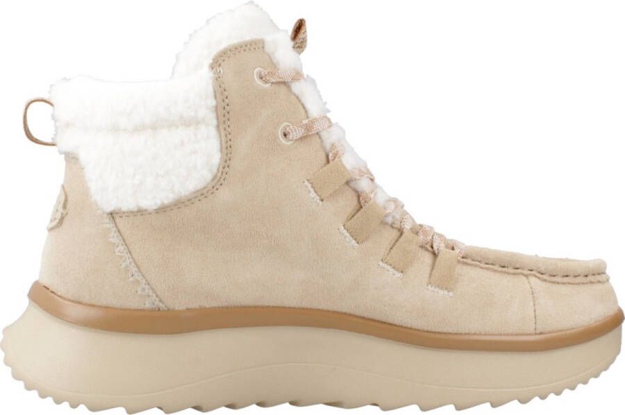 HEYDUDE Wendy Peak Apres Suede CozStit Dames Boots Tan