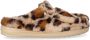 HEYDUDE Wendy Slipper Leo Fur Dames Pantoffels Tan Multi - Thumbnail 1