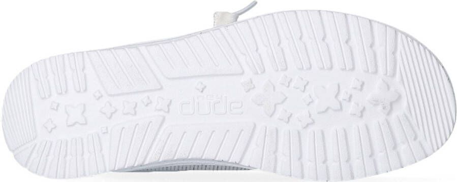 HEYDUDE Wendy Sox Instappers grijs Canvas Dames - Foto 3