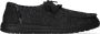 HEYDUDE Wendy Sox Micro Dames Instappers Total Black - Thumbnail 1