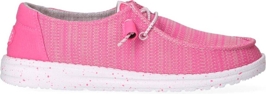 HEYDUDE Wendy Sport Mesh Dames Instappers Bright Pink