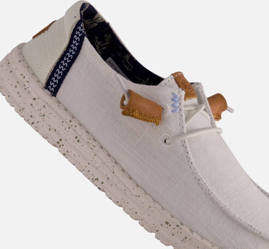 HEYDUDE Wendy Sport mesh Instappers wit Dames