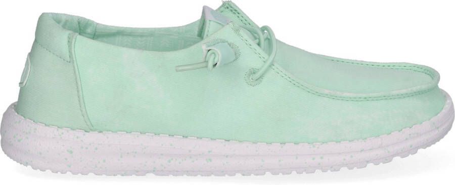 HEYDUDE Wendy Stretch Canvas Dames Instappers Bay Blue