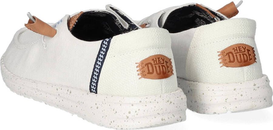 Hey Dude Witte dames mocassins comfortabel ontwerp