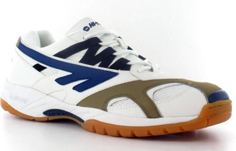 Hi-Tec Ad Pro Indoor Sportschoenen Mannen Wit Marineblauw