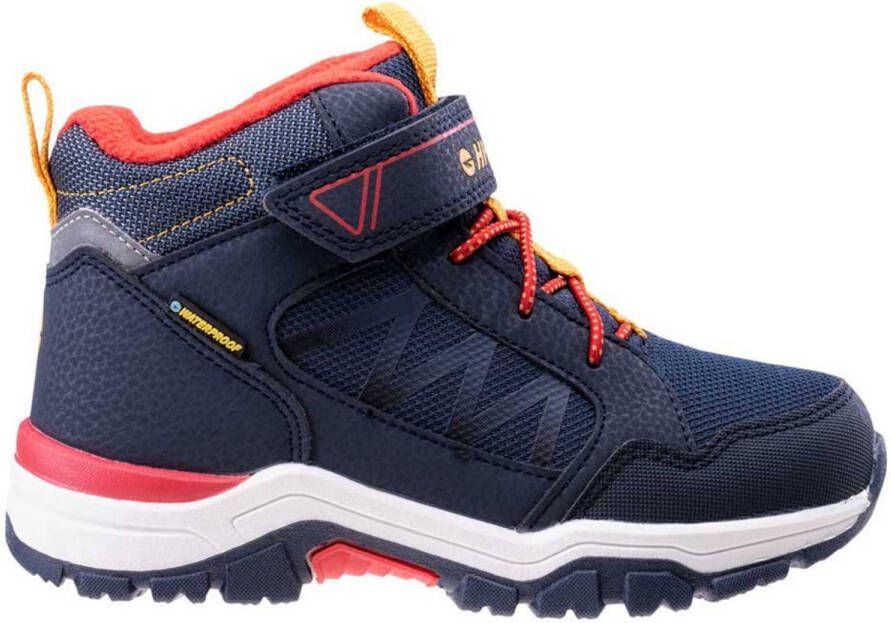 Hi-Tec Girvine Mid Wp Junior Wandelschoenen Blauw