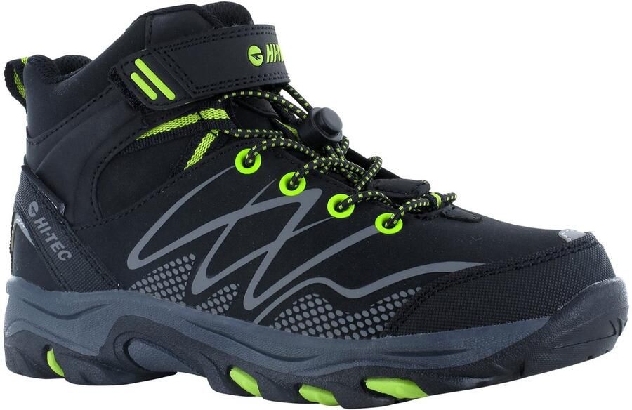 Hi-Tec Blackout Waterbestendig ZWART Wandelschoenen voor Kinderen - Foto 2