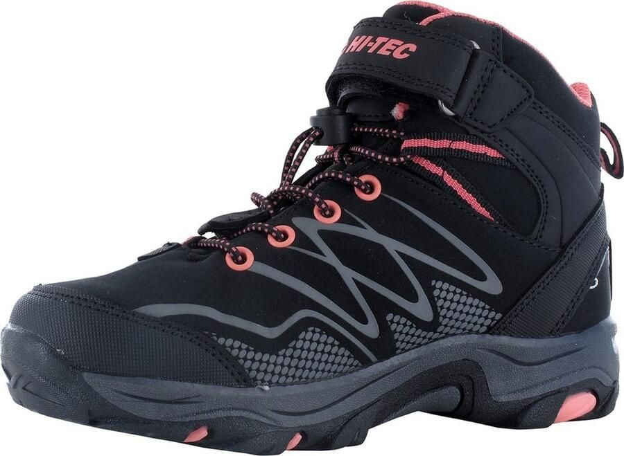 Hi-Tec Blackout Waterbestendig ZWART Wandelschoenen voor Kinderen - Foto 2