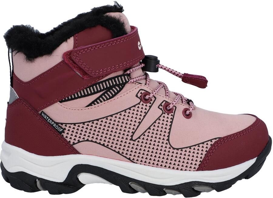 Hi-Tec Jackdaw Waterbestendig Insulated ZWART Wandelschoenen voor Kinderen