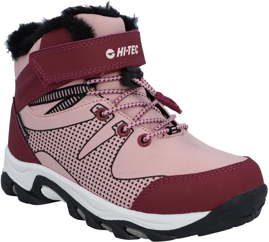 Hi-Tec Jackdaw Waterbestendig Insulated ZWART Wandelschoenen voor Kinderen