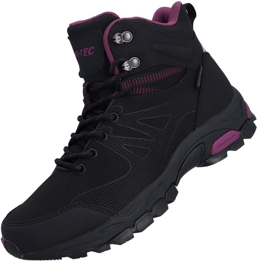 Hi-Tec Jackdaw Waterbestendig Insulated ZWART Wandelschoenen voor Vrouwen - Foto 2