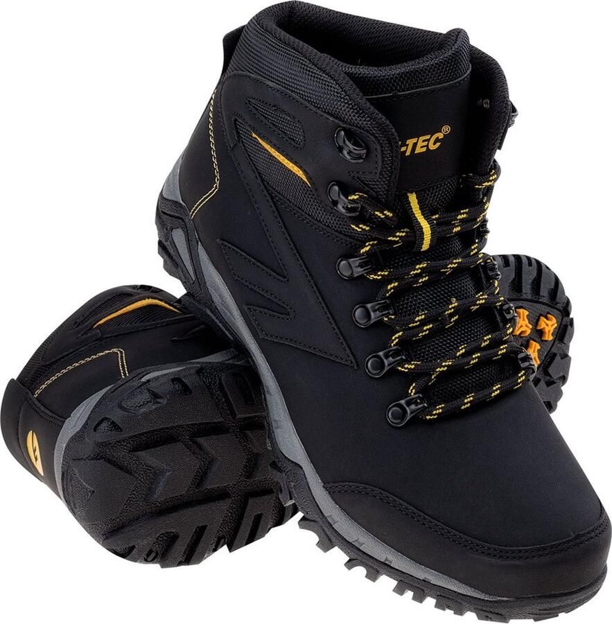 Hi-Tec Medin Mid Wandelschoenen Black Lime Heren - Foto 2