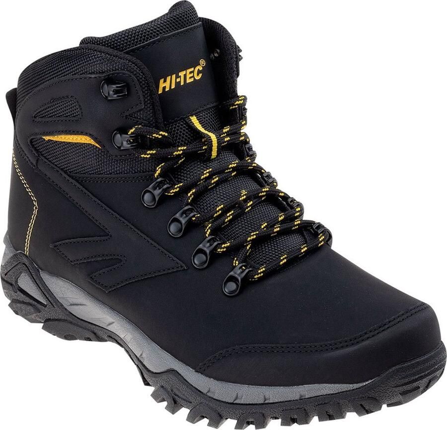 Hi-Tec Medin Mid Wandelschoenen Black Lime Heren - Foto 3