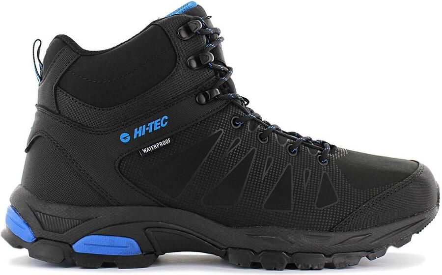Hi-Tec Raven Mid WP Waterproof Heren Wandelschoenen Trekking Outdoor schoenen Zwart O006888