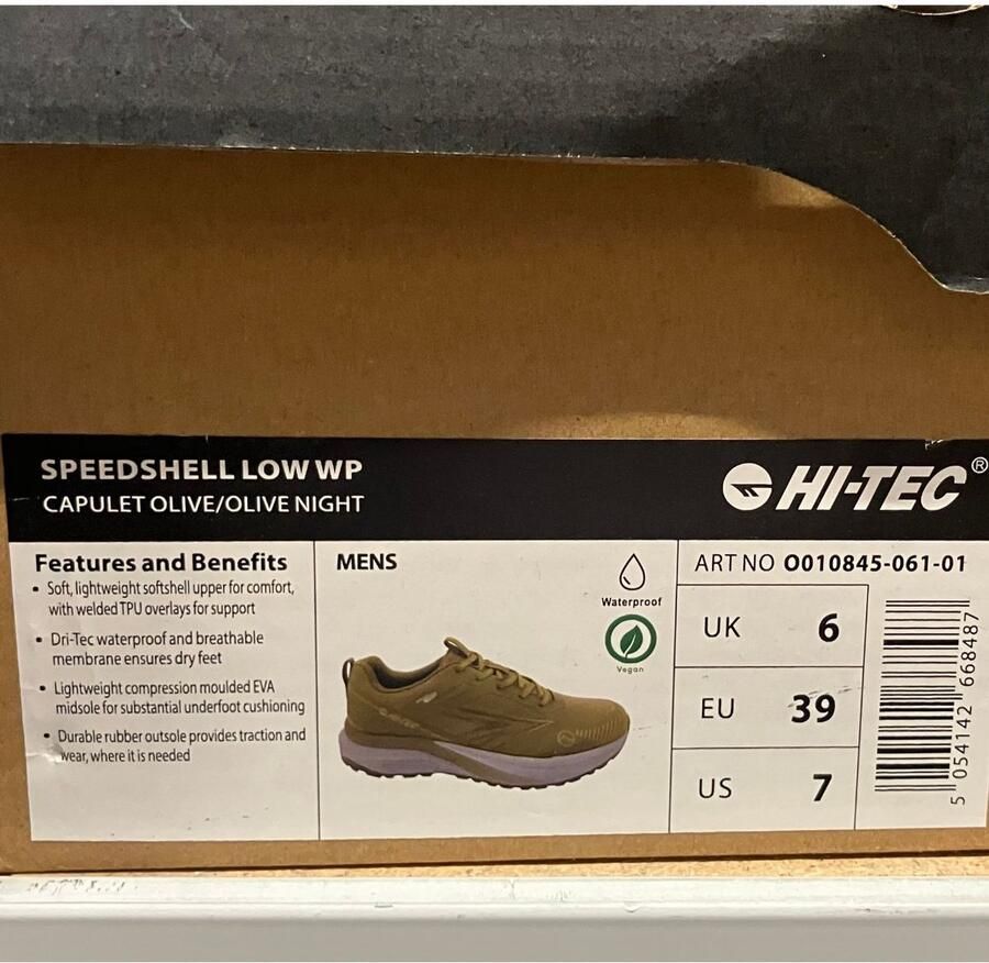 Hi-Tec Speedshell Waterbestendig GROEN Wandelschoenen voor Mannen