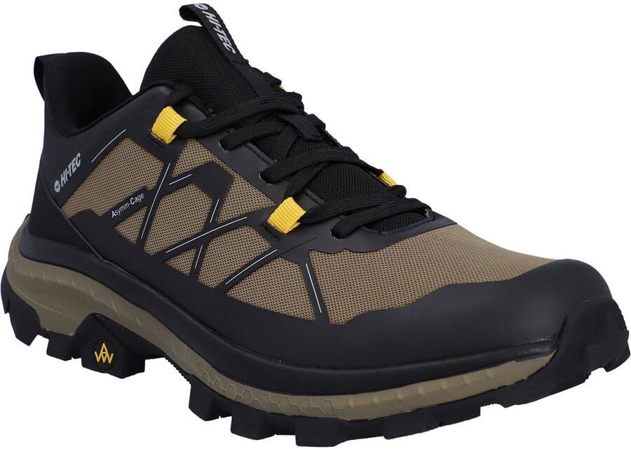 Hi-Tec Wandelschoen AWW INFUSE Laag Waterproof Heren Zwart Bruin ZWART Wandelschoenen voor Mannen