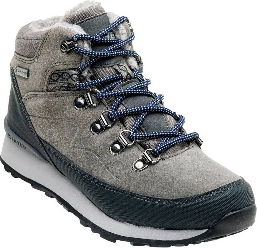 Hi-Tec Midora Mid WP Wandelschoenen Middle Grey Dark Grey Lake Blue Dames