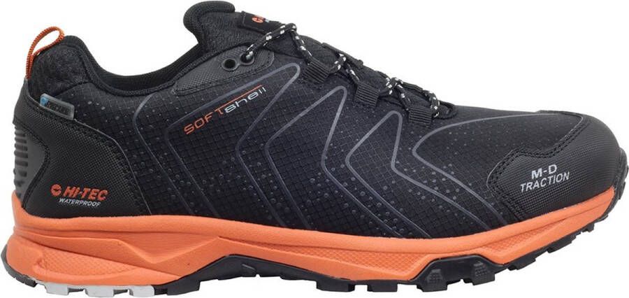 Hi-Tec Roncal Low WP Wandelschoenen Black Orange Rust Heren