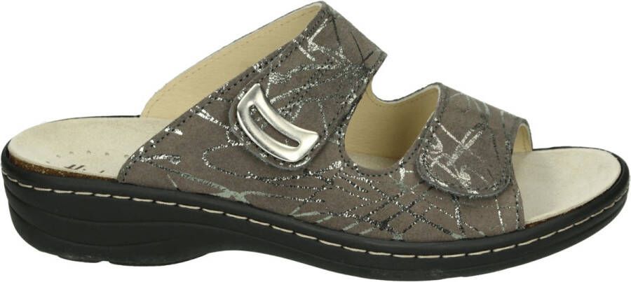 Hickersberger 2301~~~~~~~~~~~~~~~~~~~~~~~~~~ Dames slippers Bruin